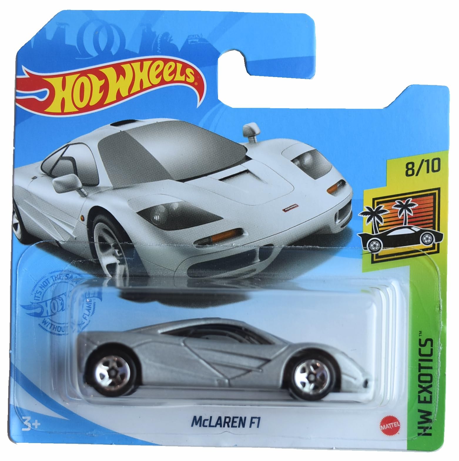 Amazon.com: Hot Wheels McLaren F1, HW Exotics 8/10 [Silver] Short